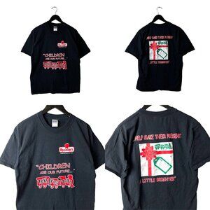 Vintage Toys For Tots T Shirt Black Medium M Graphic Tee Sublimation Screen